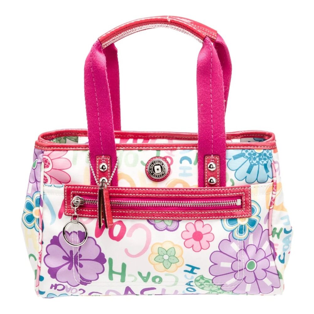 Coach Multicolor Floral Satchel